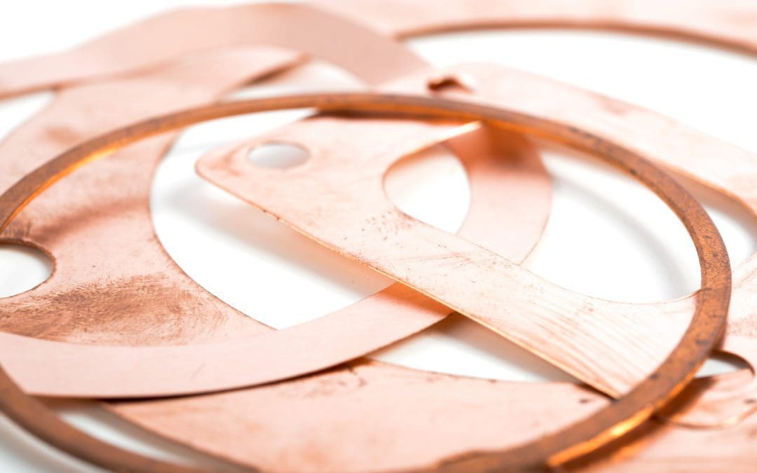 Copper exhaust gasket