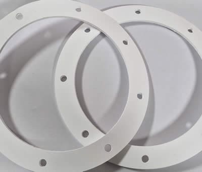 PTFE Rubber Flange Gaskets for Chemical & Industrial Use PTFE Rubber Flange Gaskets for Chemical & Industrial Use