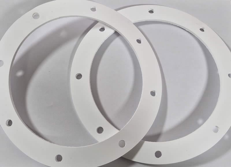 PTFE Rubber Flange Gaskets for Chemical & Industrial Use PTFE Rubber Flange Gaskets for Chemical & Industrial Use